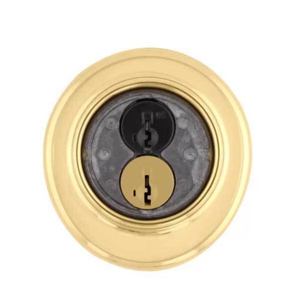 Kwikset Kwikset: Key Control Deadbolt featuring SmartKey / Polished Brass KWS-816-3-SMT